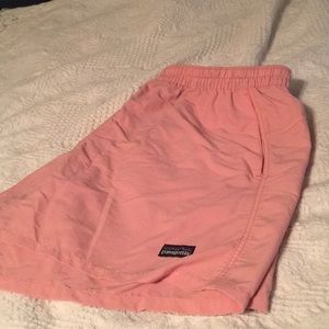 Light Pink Patagonia Baggies Shorts with Pockets